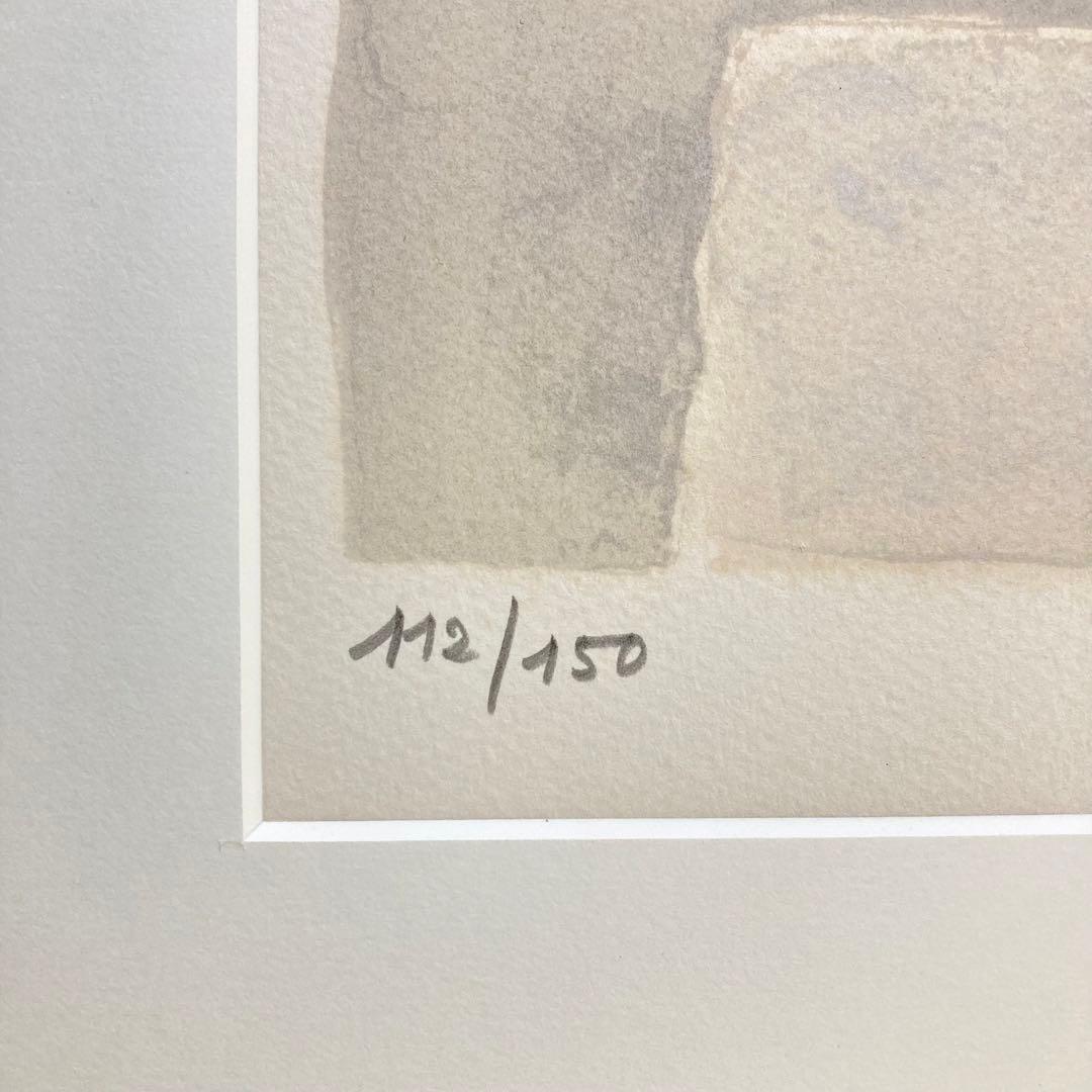 【真作保証】ベルナール・カトラン「アネモネ」リトグラフ 直筆サイン 版画 絵画