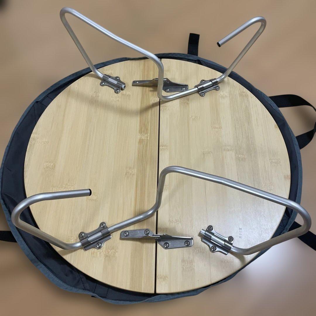  peak ワンアクション　ちゃぶ台　S 直径50cm