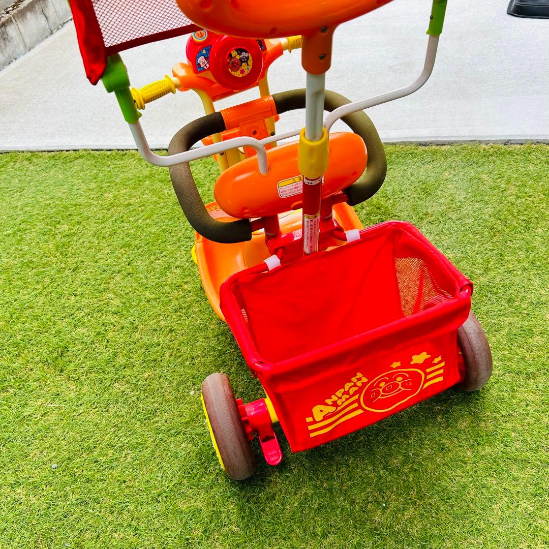 アンパンマン 三輪車 それいけ！アンパンマン デラックスII レッド 赤