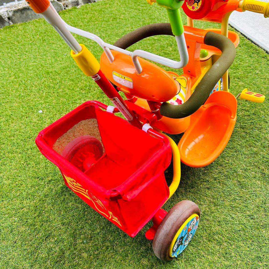 アンパンマン 三輪車 それいけ！アンパンマン デラックスII レッド 赤