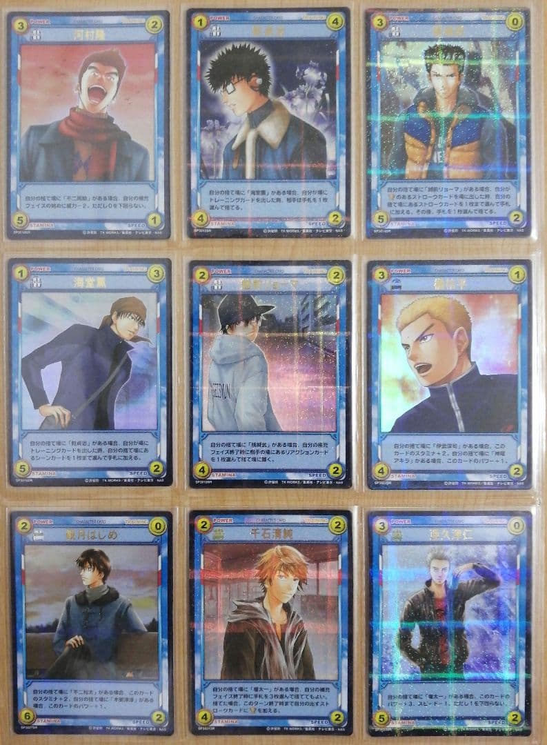 テニスの王子様 TCGトレーディングカードゲーム SR&SCRカード144種類