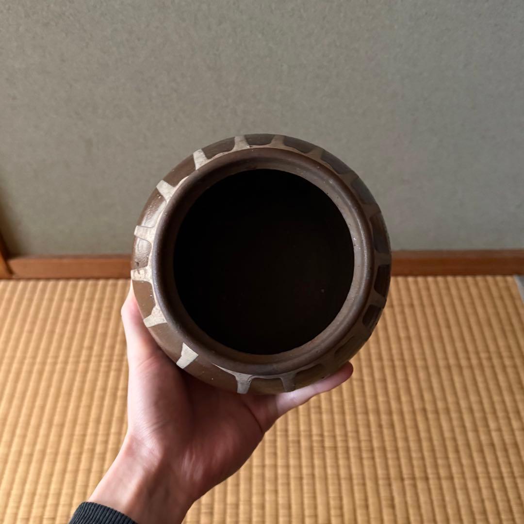 古丹波 丹波 流釉小壷 江戸時代 明治時代 古美術 骨董 民藝 白丹波 古備前