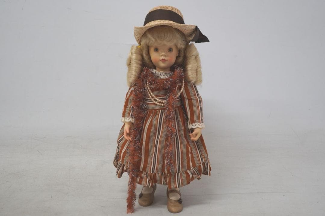 【M2512-27】ANRI アンリ Wood Doll 木彫 人形 サラ ケイ