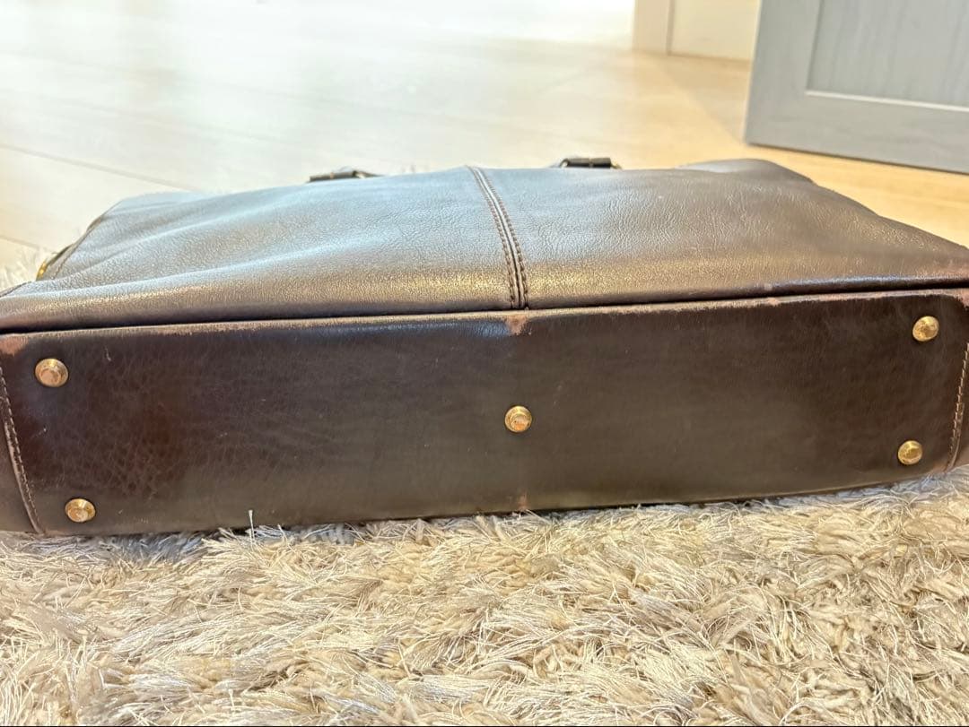 土屋鞄 プロータ防水 ジッパー（2way）レザー ブラウン　更に値下げしました！