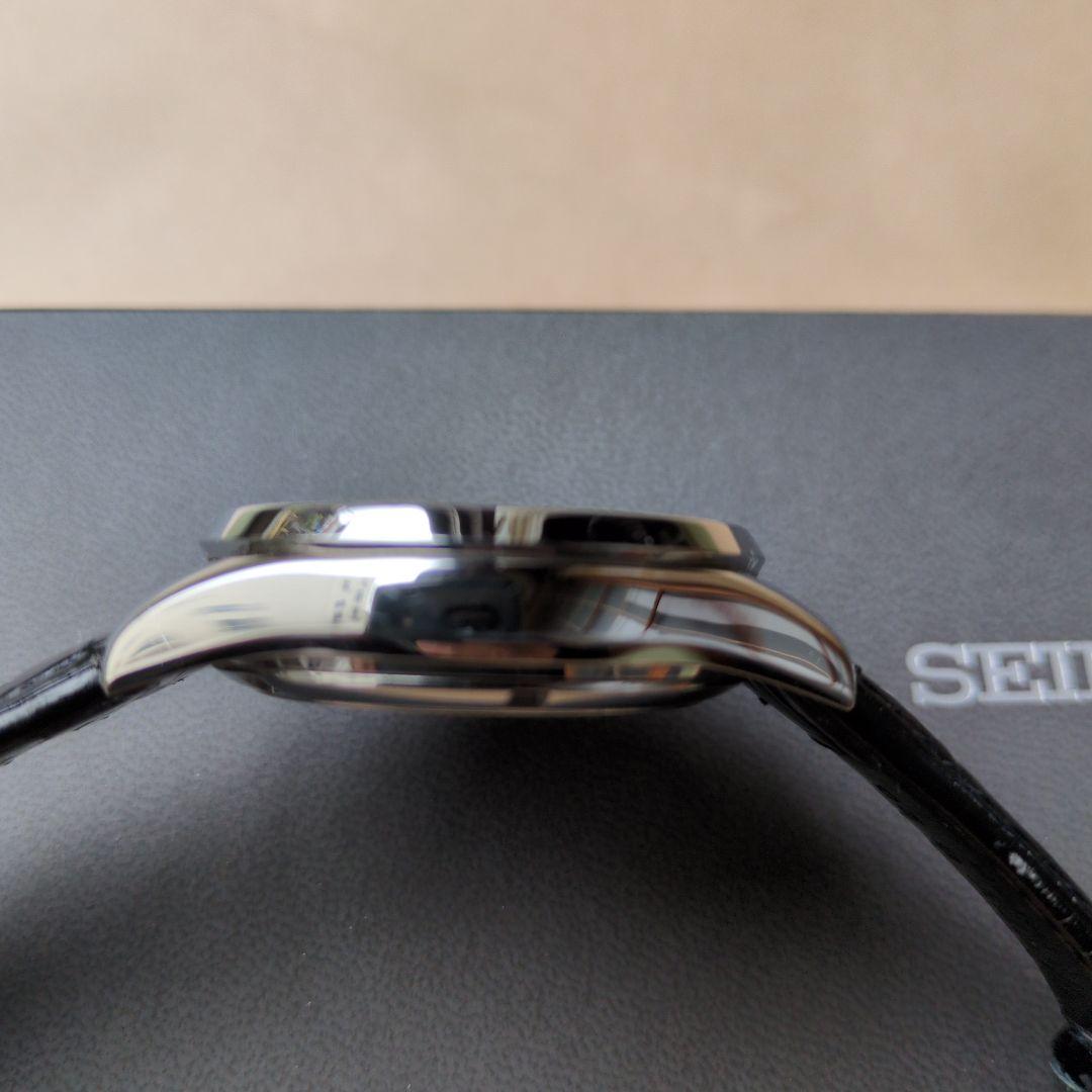 SEIKO プレザージュ ホワイト琺瑯ダイヤル 自動巻き