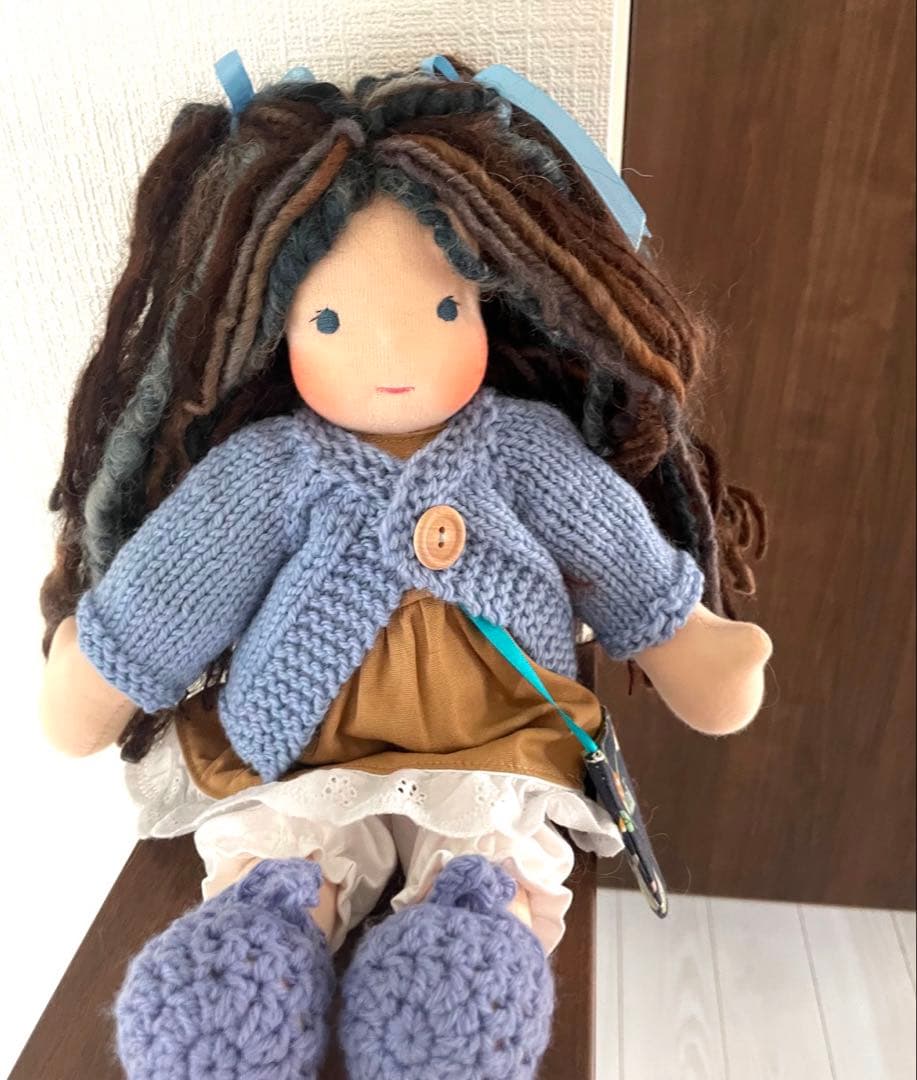 日本未上陸⭐︎ウォルドルフ　自然素材 羊毛人形　Twila