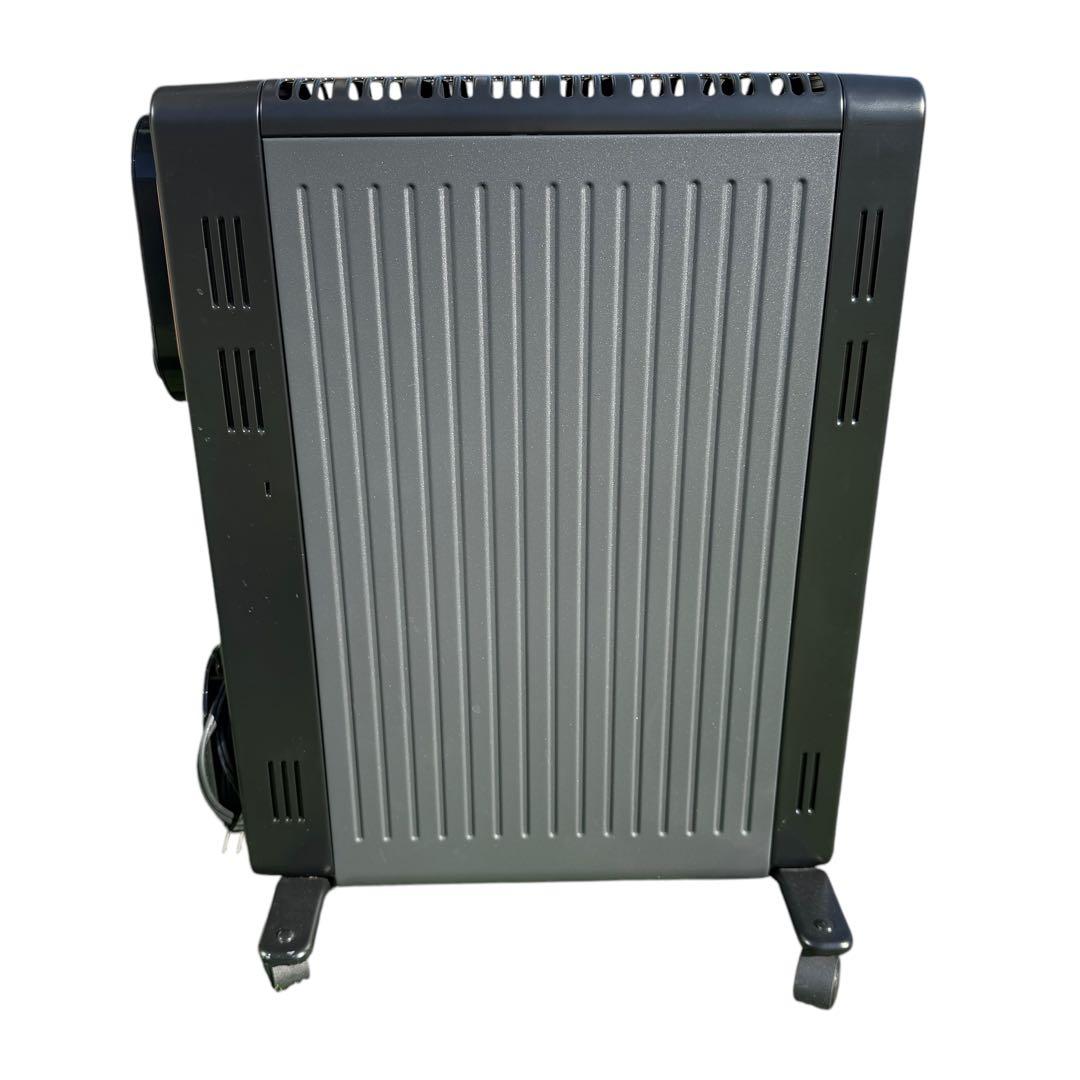 山善 オイルレスヒーター 1200W ブラック DOL-J121 暖房 暖房器具