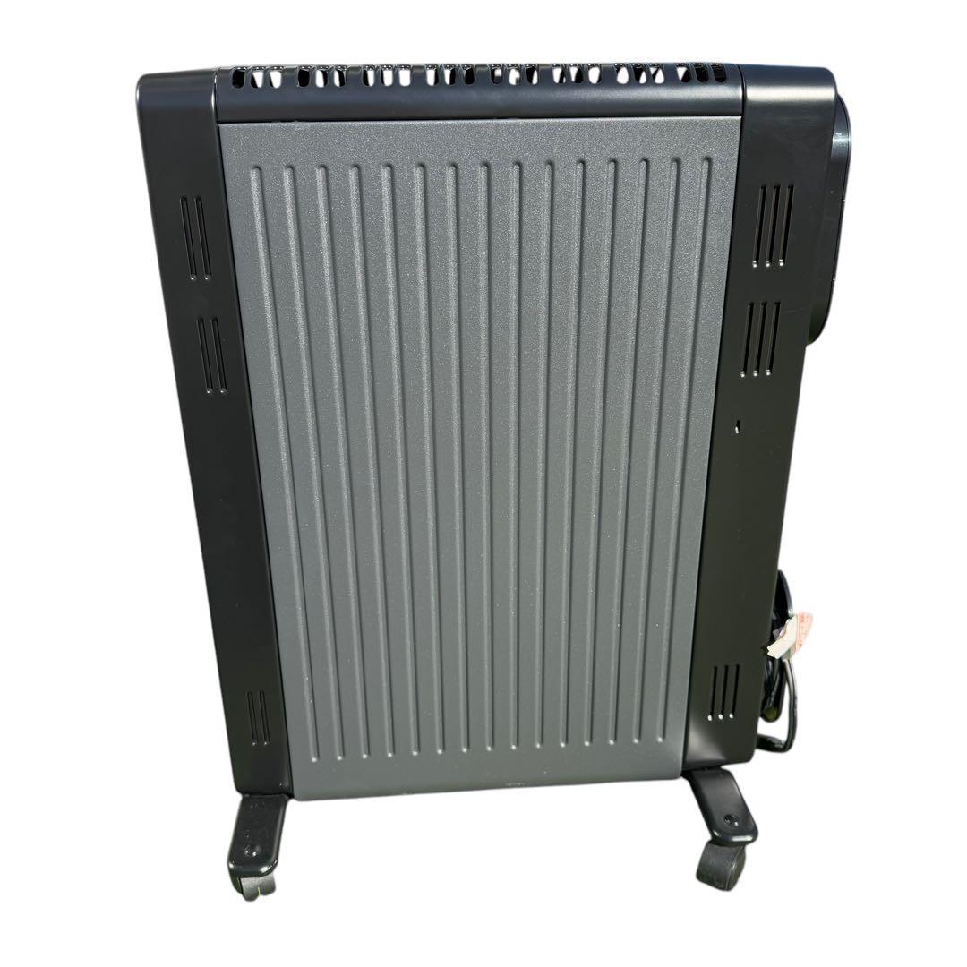 山善 オイルレスヒーター 1200W ブラック DOL-J121 暖房 暖房器具