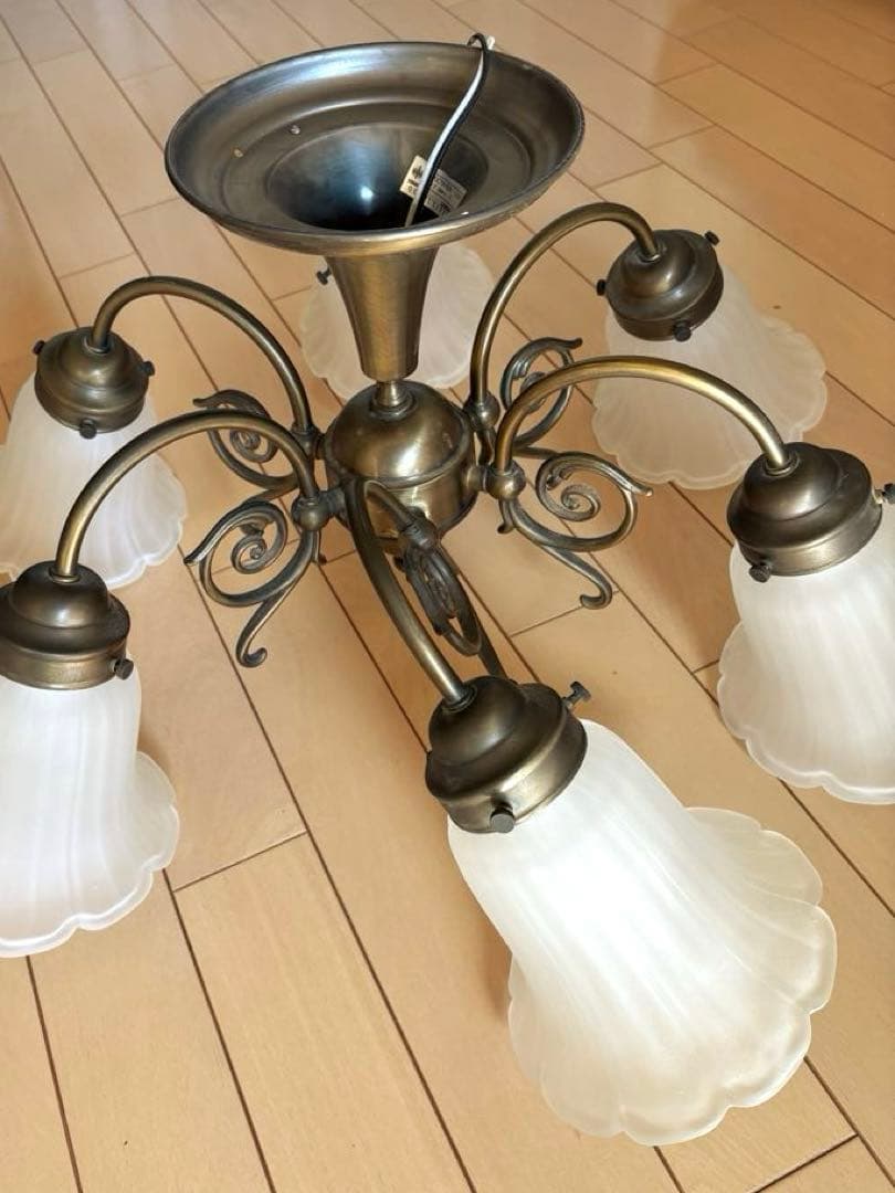 シャンデリア アンティーク￼山田照明シーリングライト天井照明6灯￼