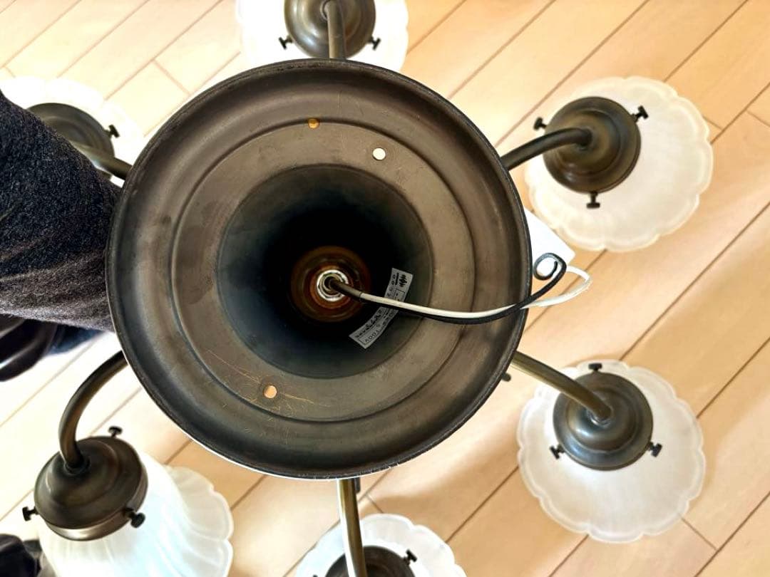 シャンデリア アンティーク￼山田照明シーリングライト天井照明6灯￼