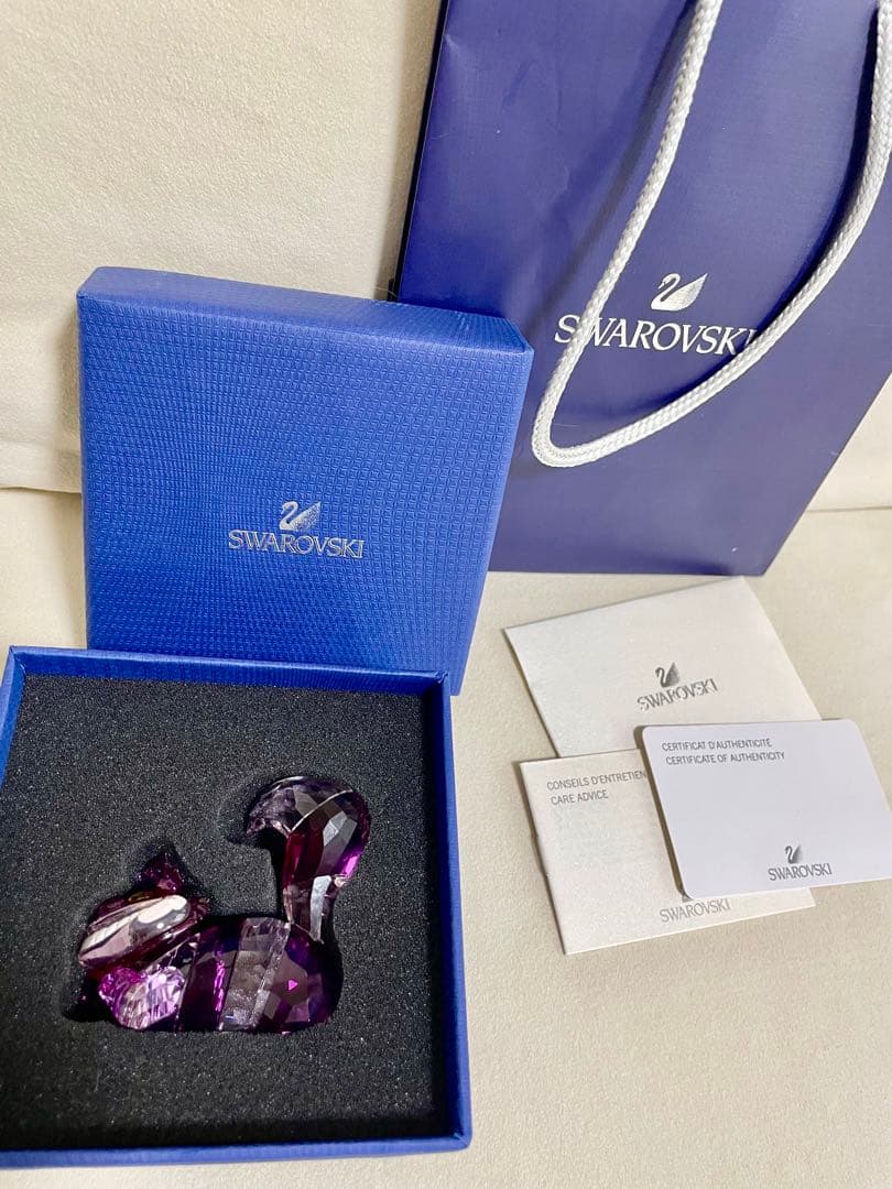 レア★不思議の国のアリス チェシャ猫 スワロフスキー SWROVSKI