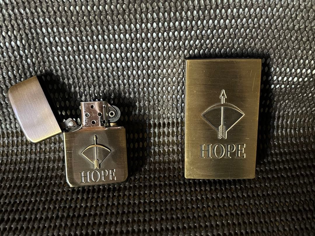 【未使用】ZIPPO JT当選品　HOPE ライター　シガレットケース