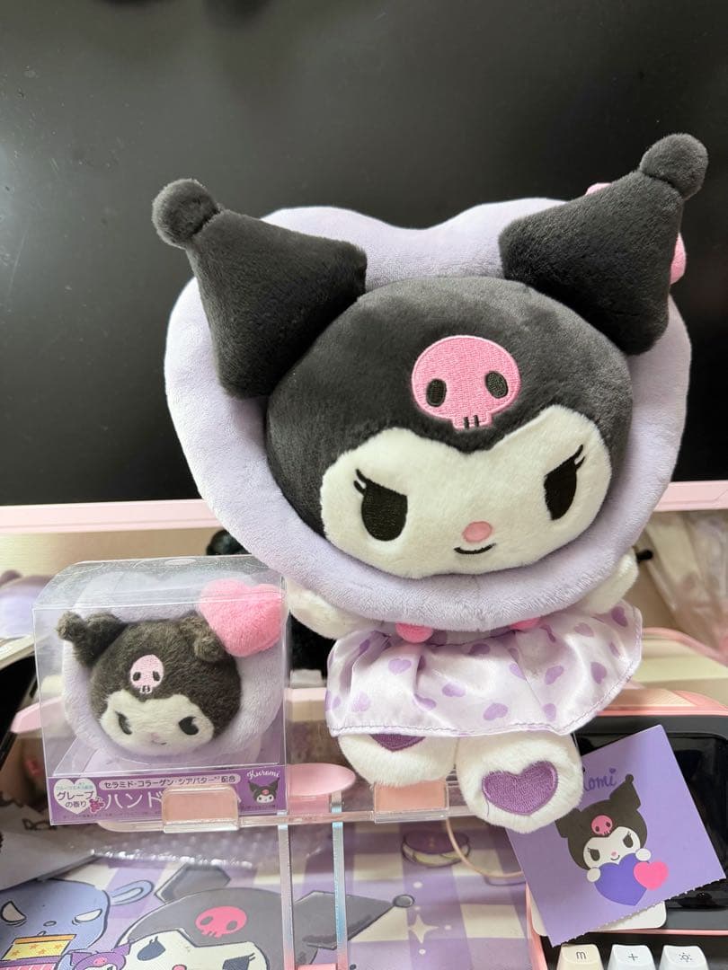 Kuromi クロミ ぬいぐるみ　とマスコット　セット