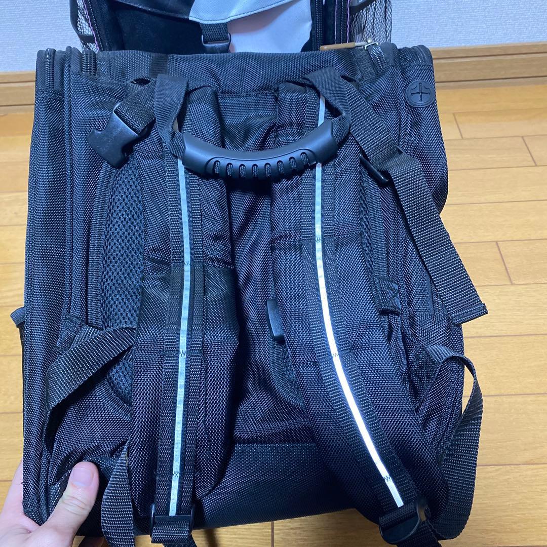 ZÜCA キャリーカート 黒・白 牛柄　ビジネスバックセット