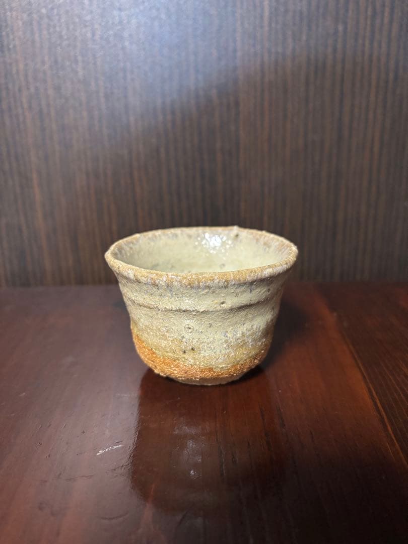 西岡小十　斑　唐津ぐい呑み