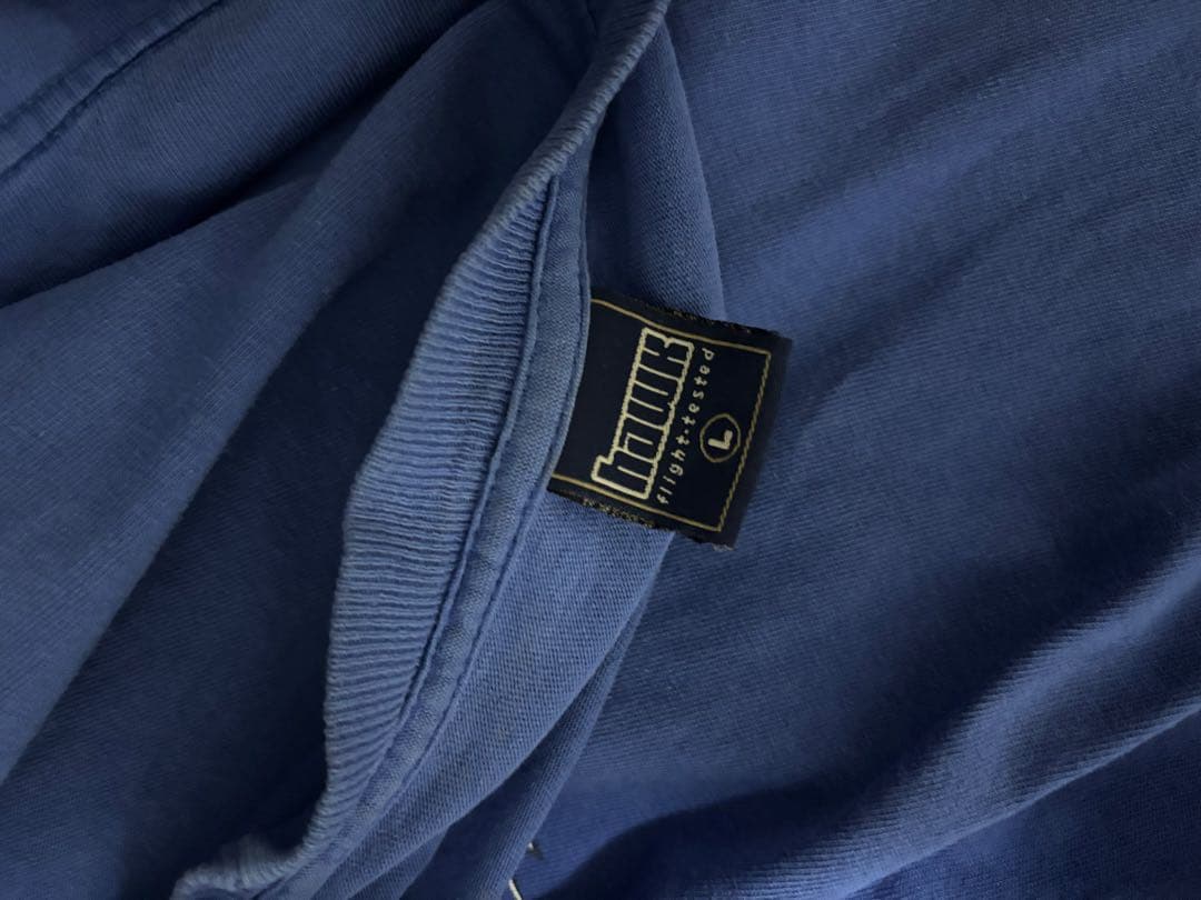 TONYHAWKトニーホーク スカル ヴィンテージT シャツLサイズ 青