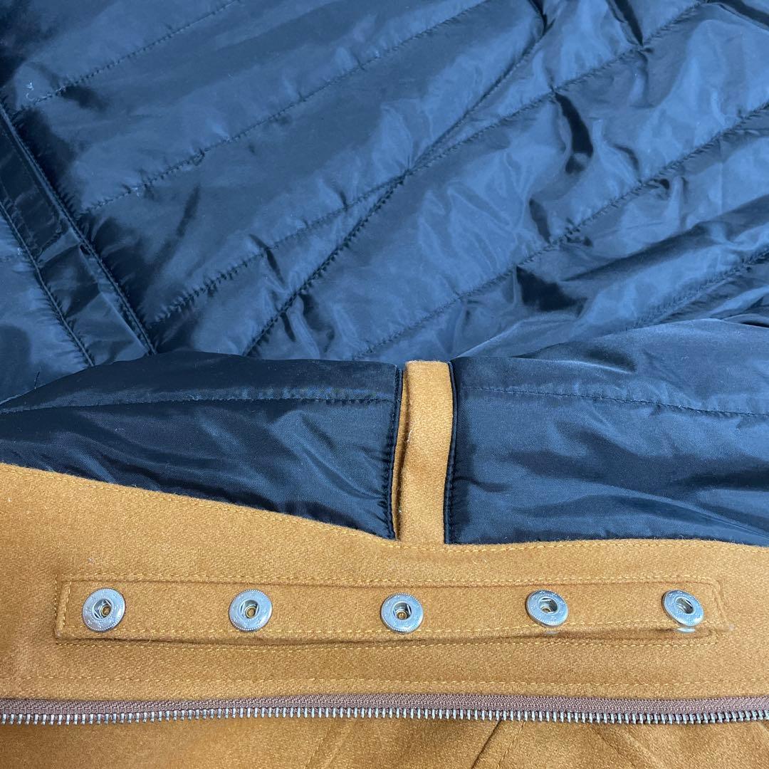 ブラウン シングルライダースジャケット