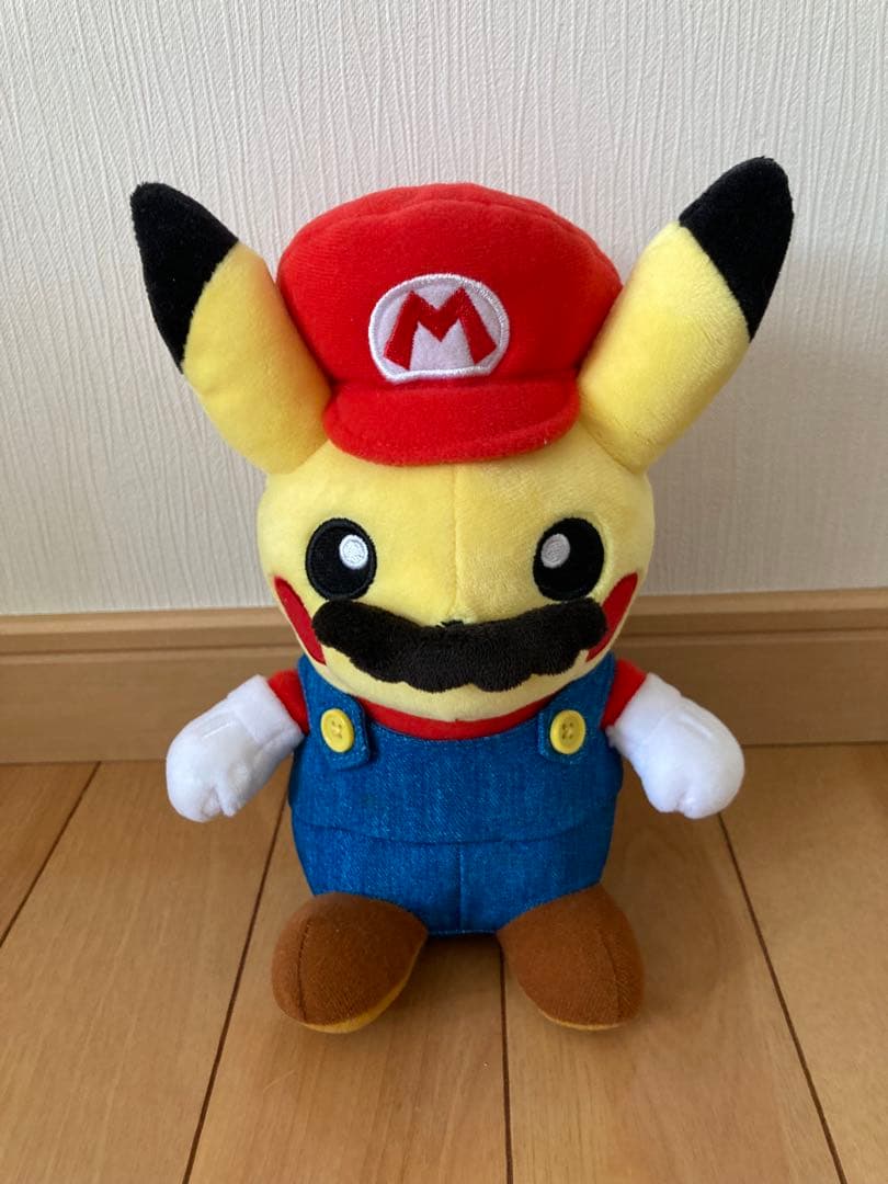 【マリオピカチュウ】 コラボ ぬいぐるみ　ポケモン