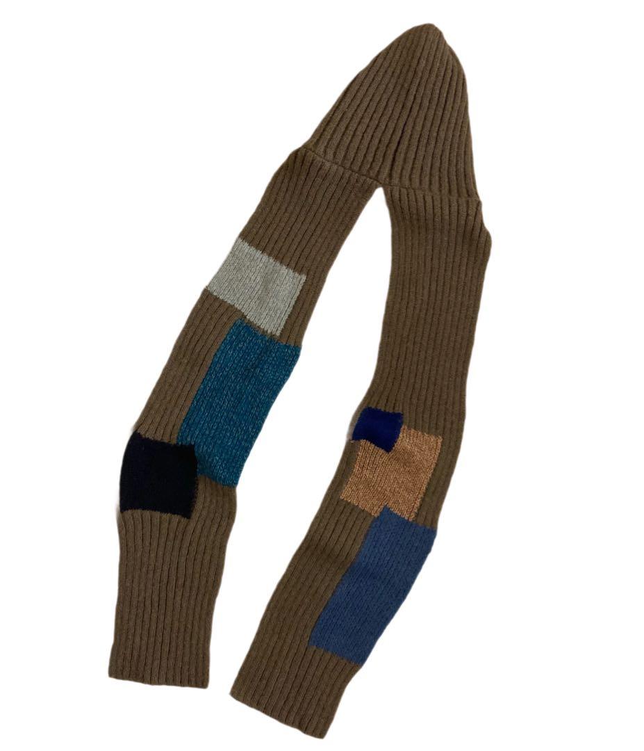 コグマ様 KAPITAL パッチワーク マフラー ビーニー ニット キャップ