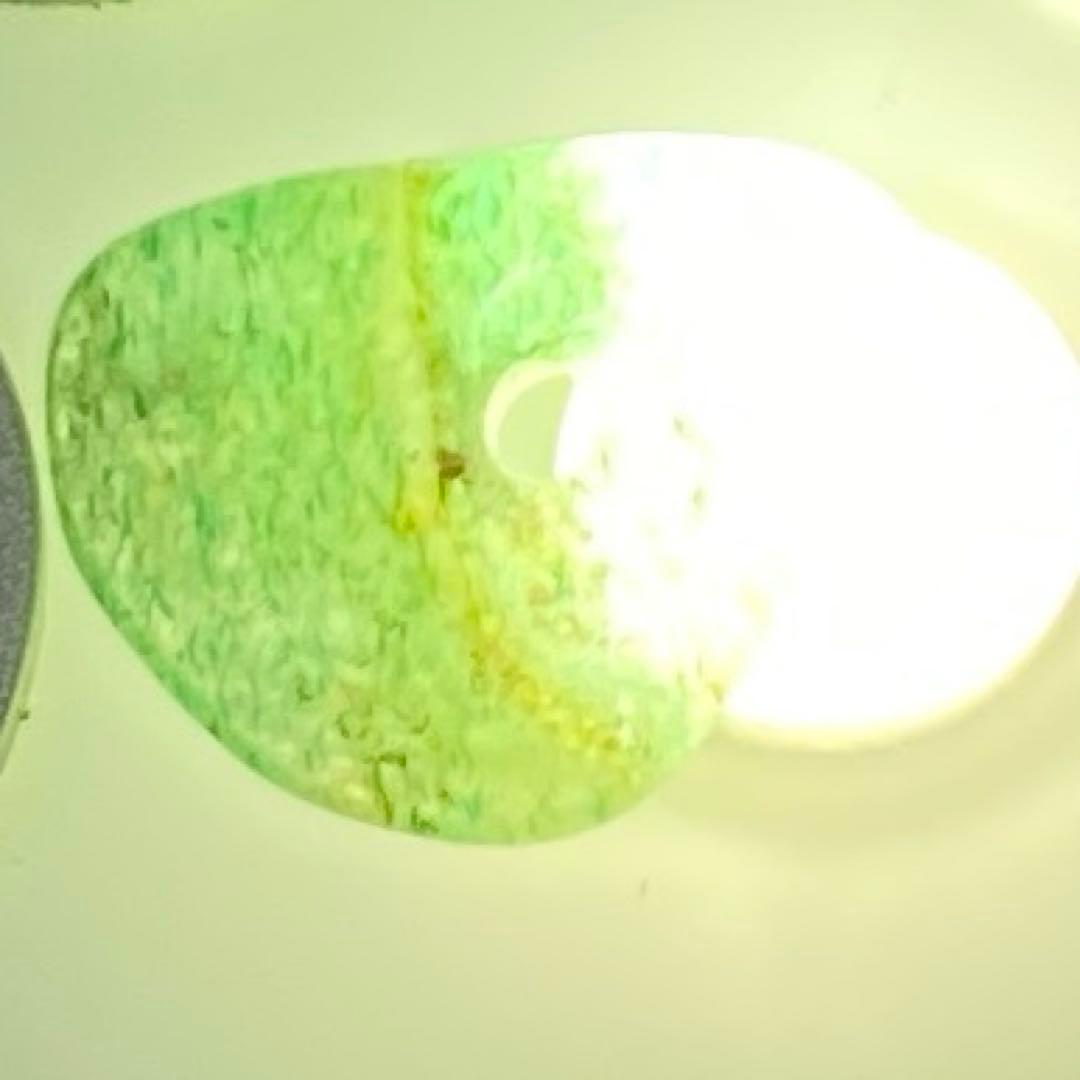 本翡翠　ネックレストップ　82g（箱の重さ込）　東さ7-0219①