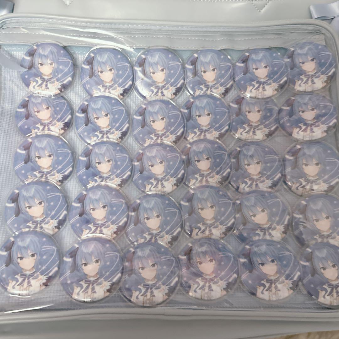 星街すいせい オリジン衣装缶バッジ30個＋痛バッグセット