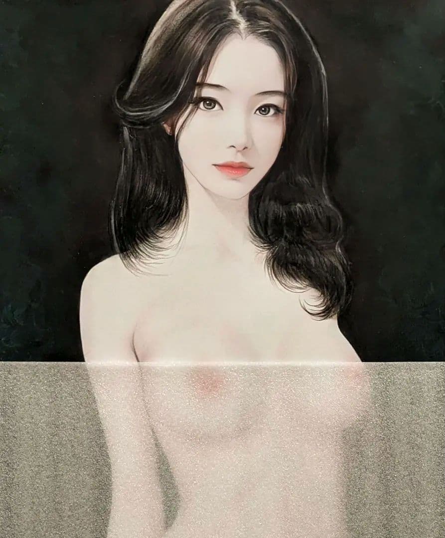 美人画『三白眼の妖艶美女❤️』 A3 特大サイズ