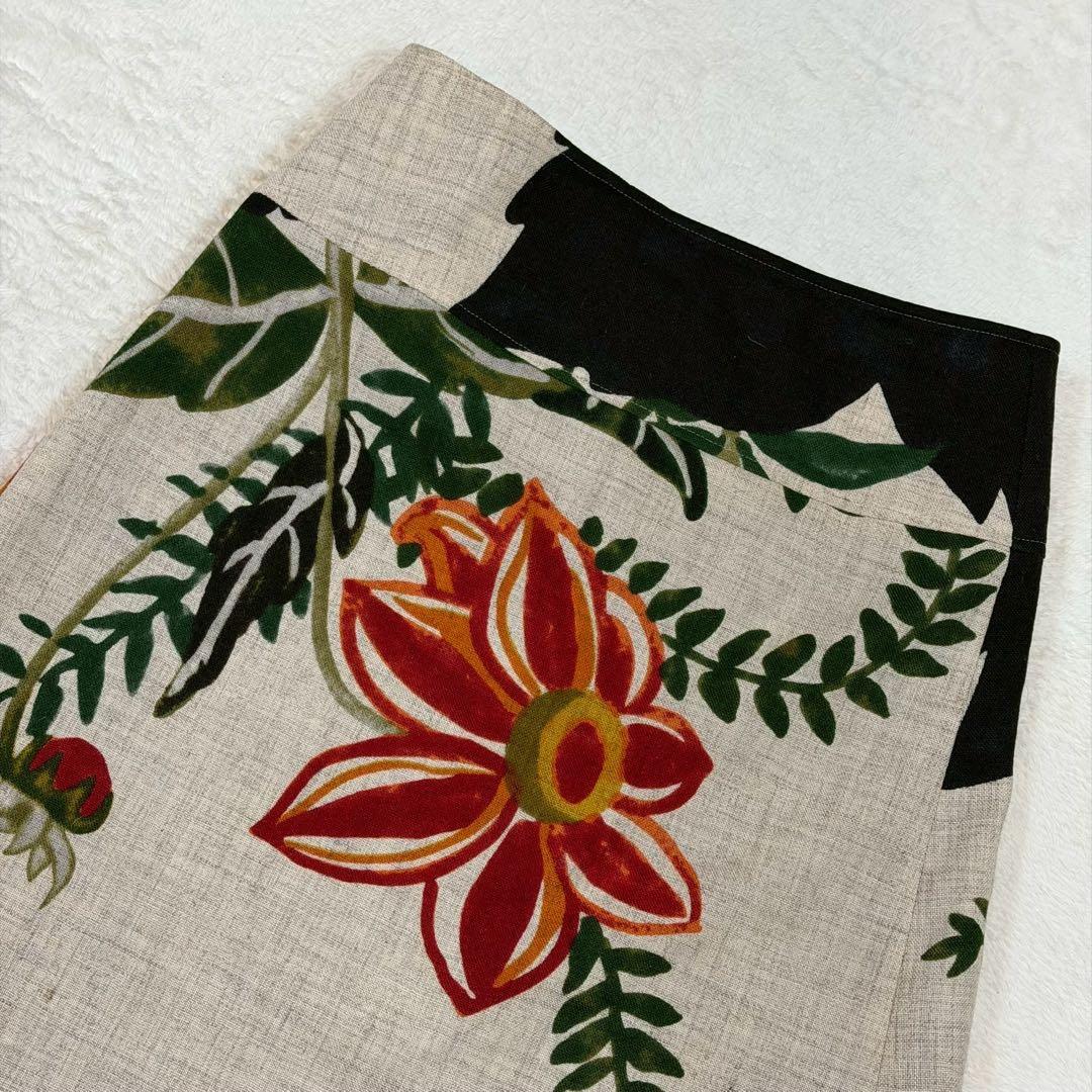 DRIES VAN NOTEN ドリスヴィンノッテン フラワー スカート フレア