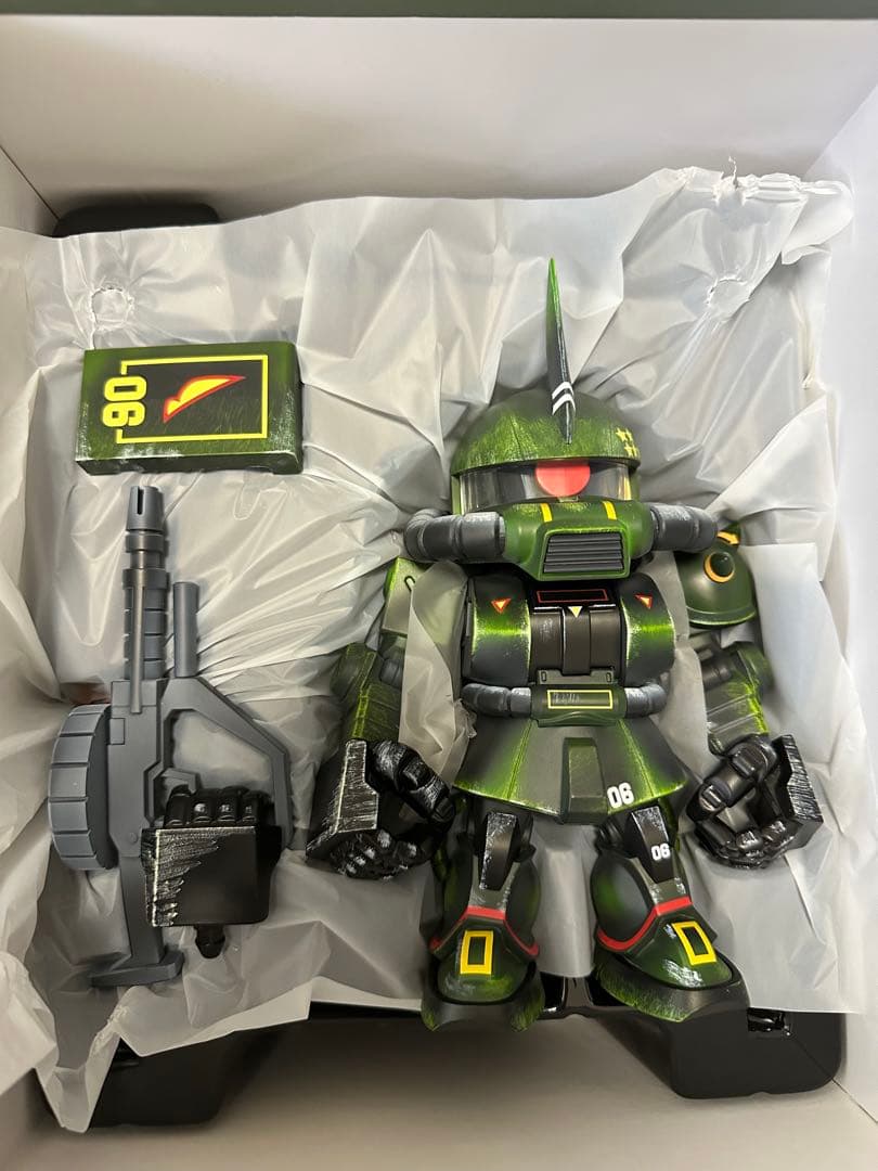 1000個限定 特大ソフビ QMSV 大河原邦男カラー ガンダム&ザク 20cm