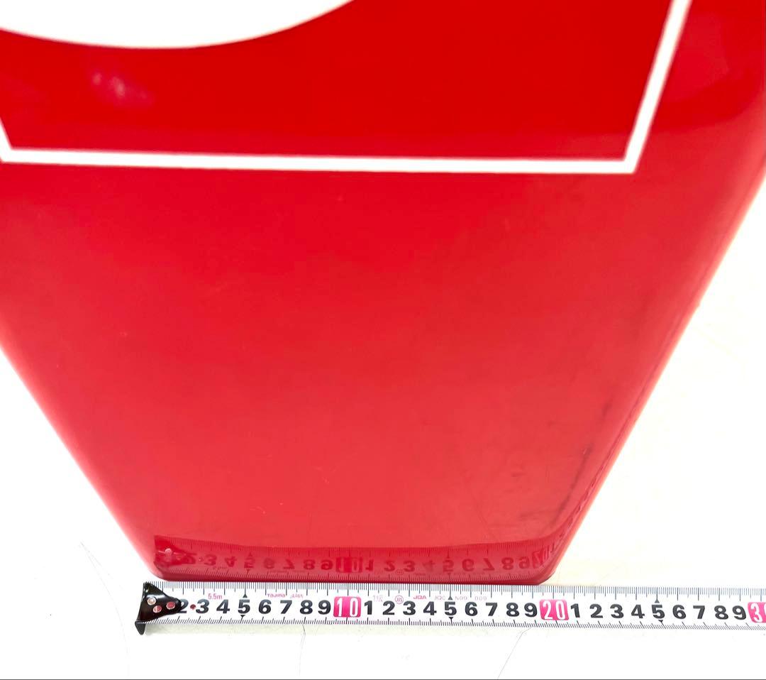 K495 非売品レトロ コカコーラ 蓋付きゴミ箱 ダストボックス マグネット付き