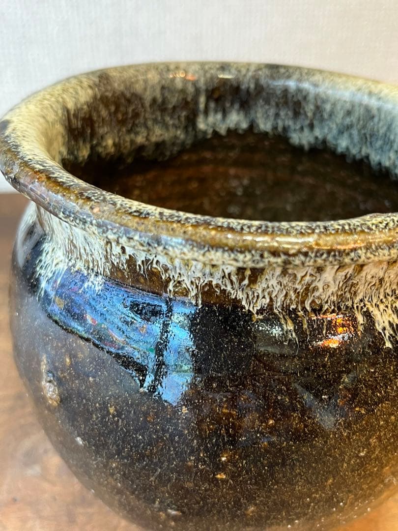 仙台 堤焼き　小壺　② 古民具　古雑貨　アンティーク