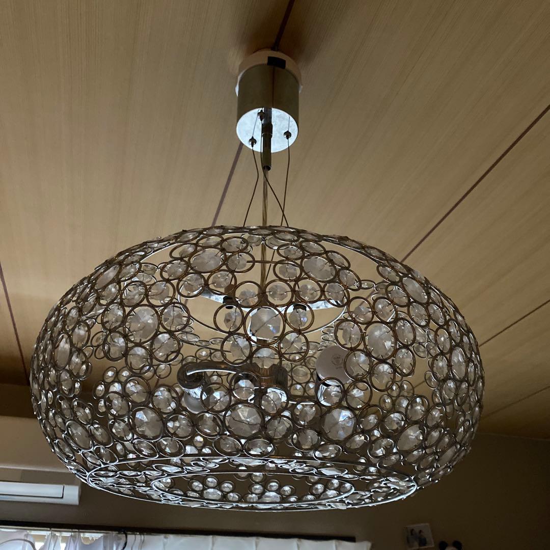 クリスタルビーズ シャンデリア 中型