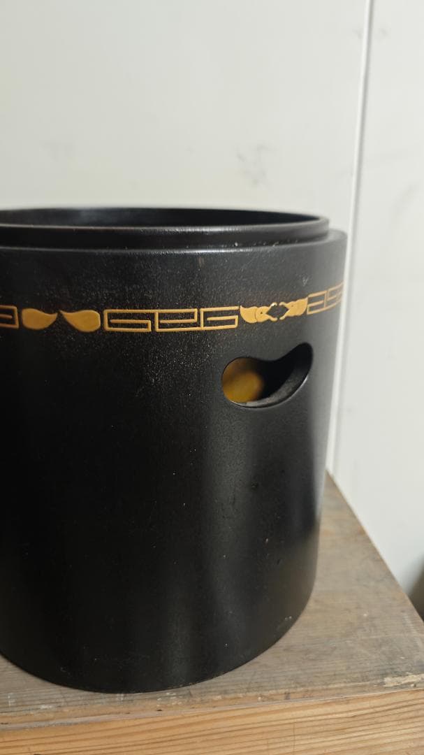 輪島塗　火鉢 　二個セット　金色装飾