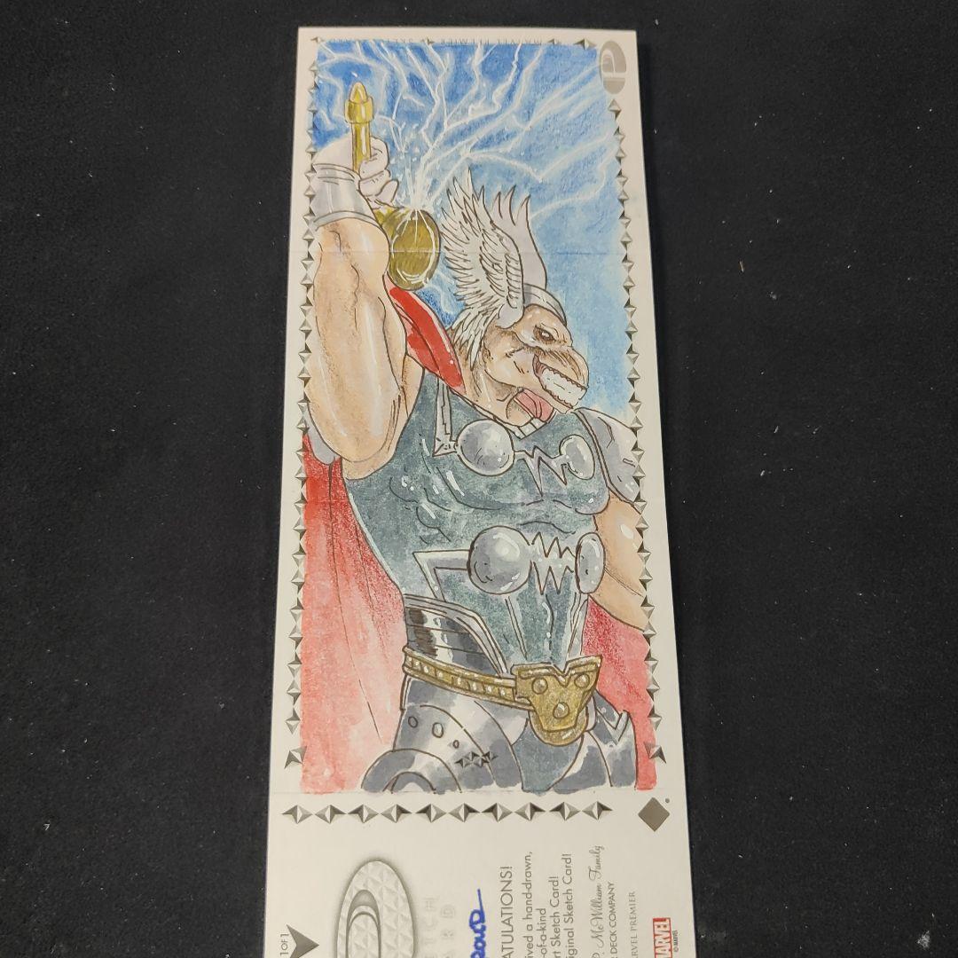 MARVEL　PREMIER　マイティー・ソー　ブックレットスケッチカード