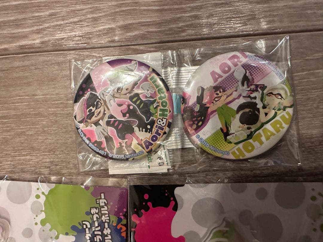 スプラトゥーン シオカラーズ アクリルキーホルダー＆缶バッジセット