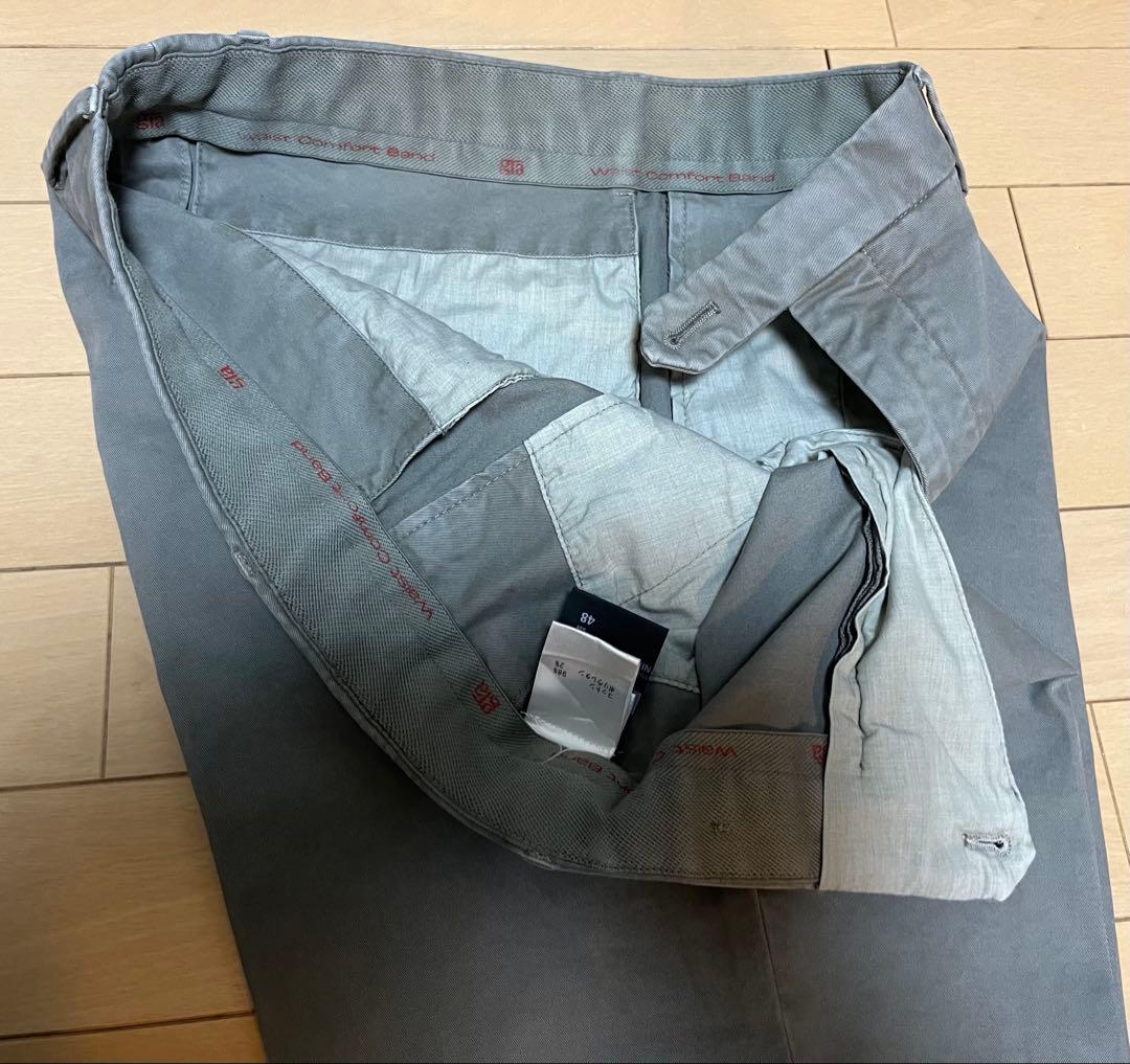 【美品】GTA NIKKO １プリーツ　48 グレー