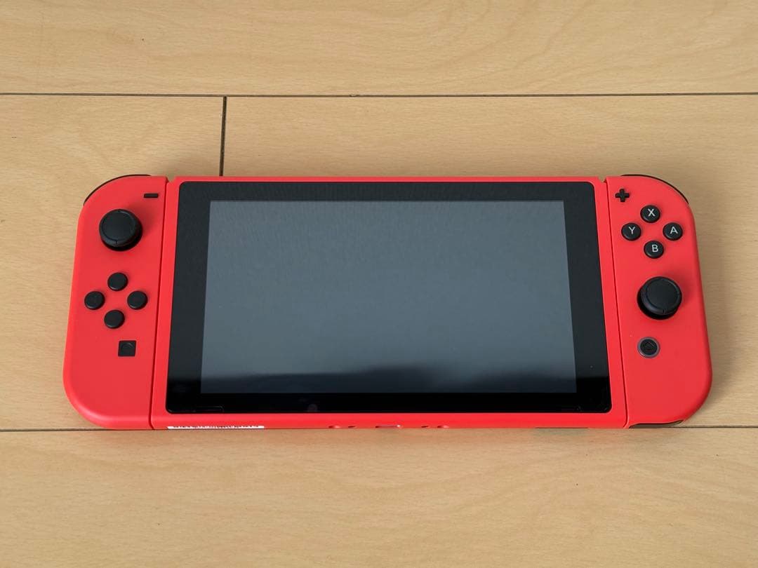 美品 ニンテンドー スイッチ マリオレッド×ブルー セット