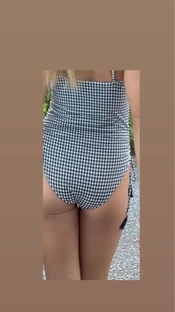 SWELLY BandeauOnepiece レトロチェック