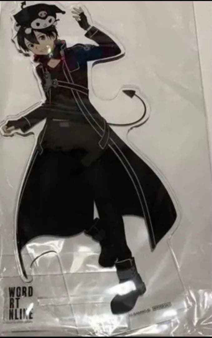 ソードアートオンライン SAO キリト クロミ 特大アクリルフィギュア　サンリオ
