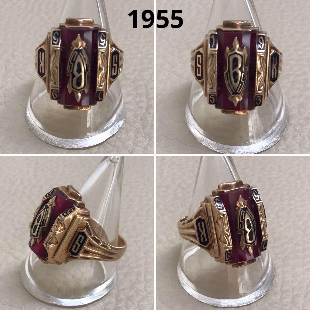 50s カレッジリング JOSTEN社 1955年 メンズ 10g