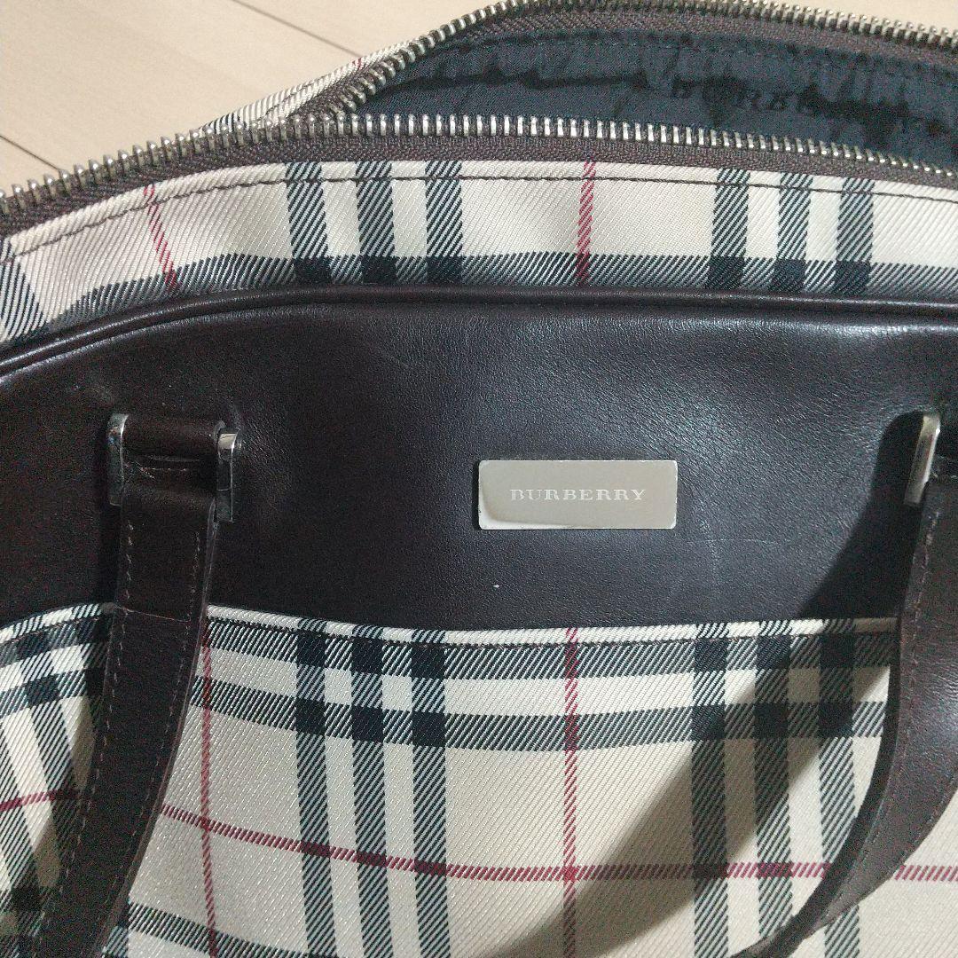 BURBERRY チェック柄 ハンドバッグ美品＋オマケ付き