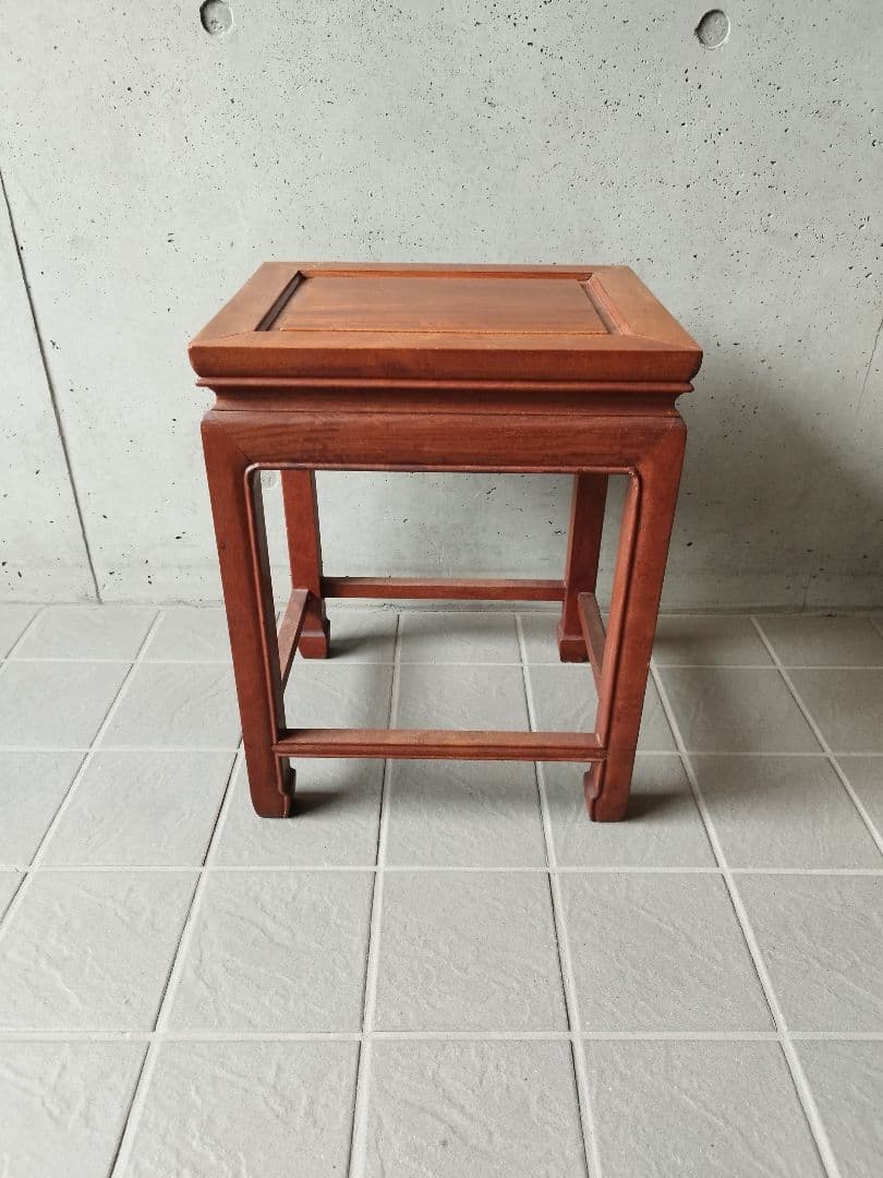 アンティーク　サイドテーブル　チーク