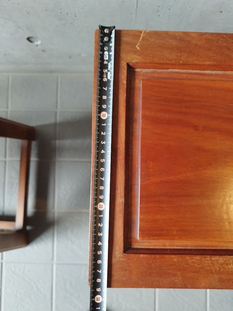 アンティーク　サイドテーブル　チーク