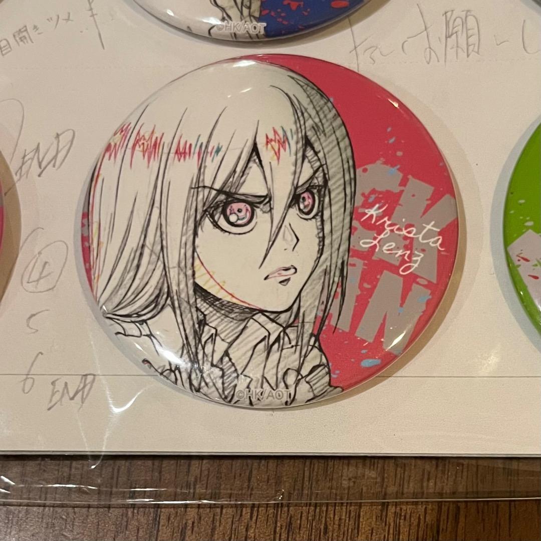 WIT STUDIO 缶バッジコレクション 進撃の巨人 6種セット【新品未開封】