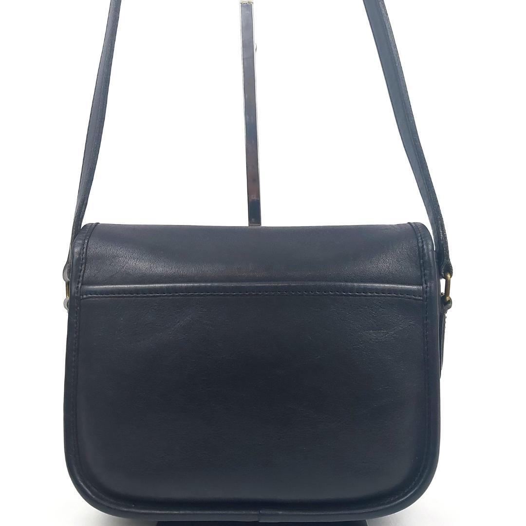 COACH オールドコーチ 8114 ターンロック ショルダーバッグ ネイビー