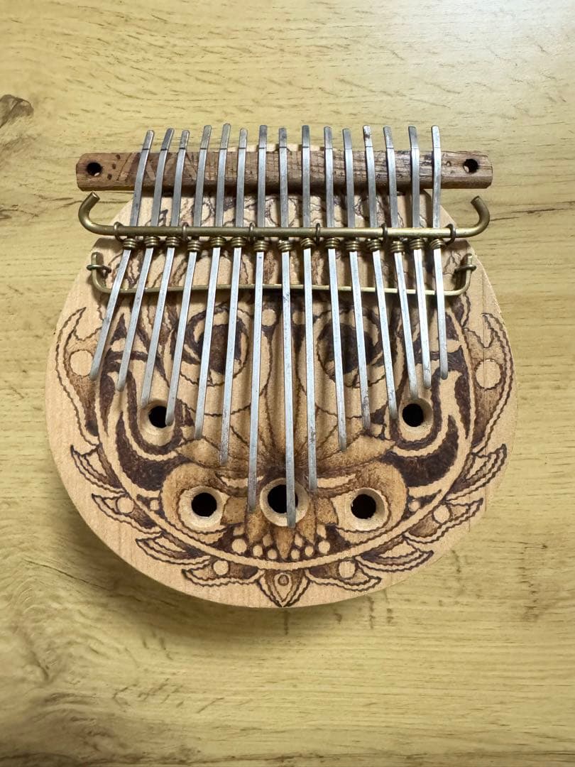 BUN カリンバ 15弦 木製