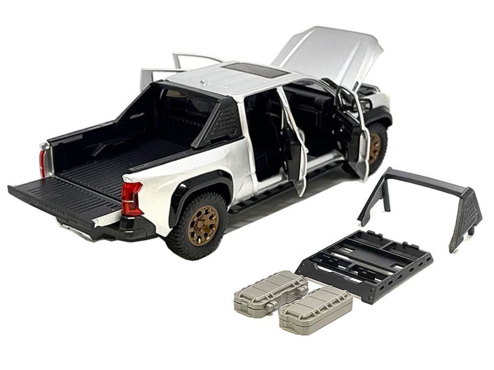 MiJo 限定 1/24 -2023 トヨタタコマ トレイルハンター(シルバー)