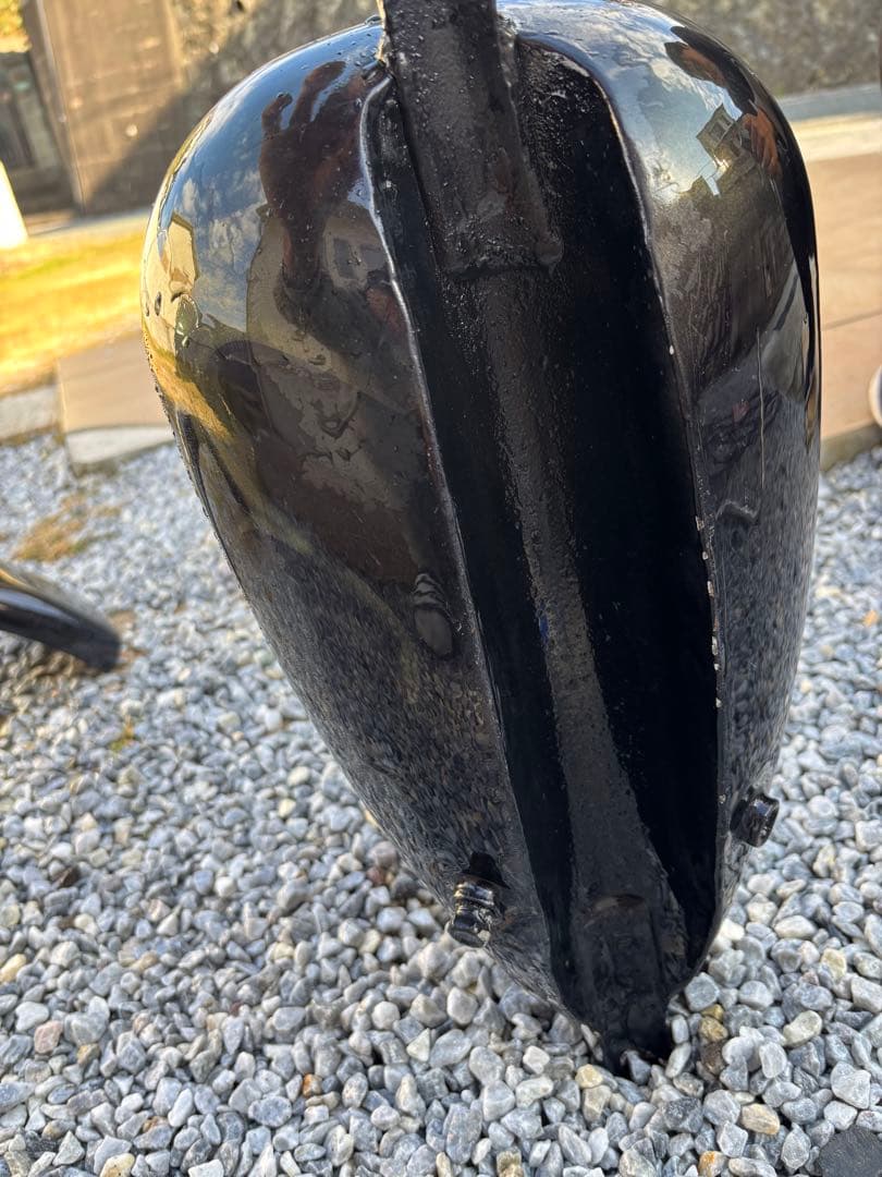 汎用ピーナッツタンク&フラットフェンダー　ファイアーパターン