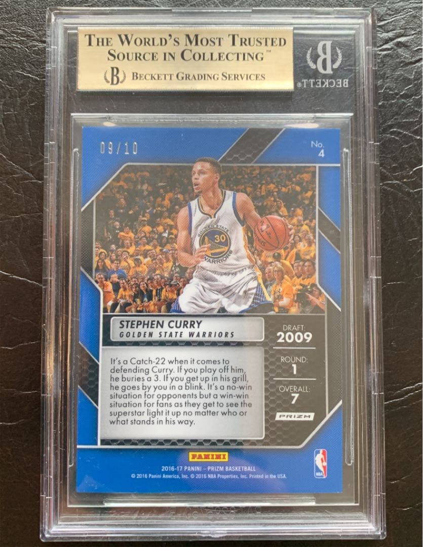 ステフィン・カリー Stephen Curry PRIZM /10 BGS9.5