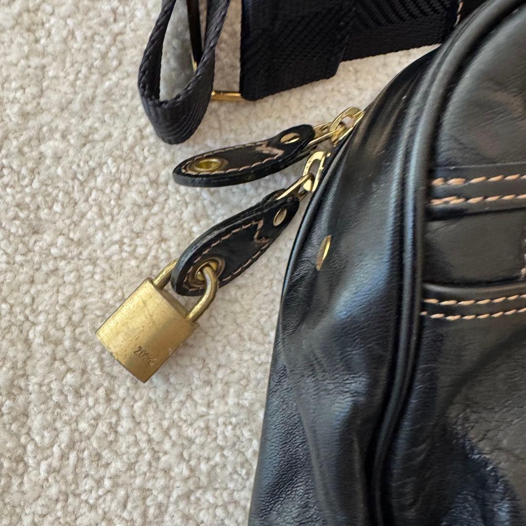 MARUEM マルエム　松崎　スーツ収納バッグ　ガーメントバッグ　本革　鍵付き