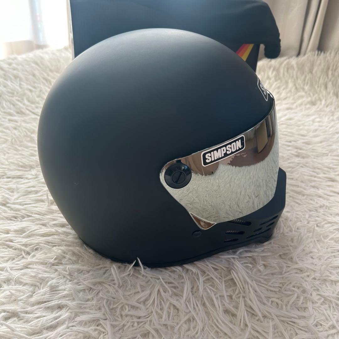 SIMPSON シンプソン ヘルメット 57cm ブラック M30 バイク用品